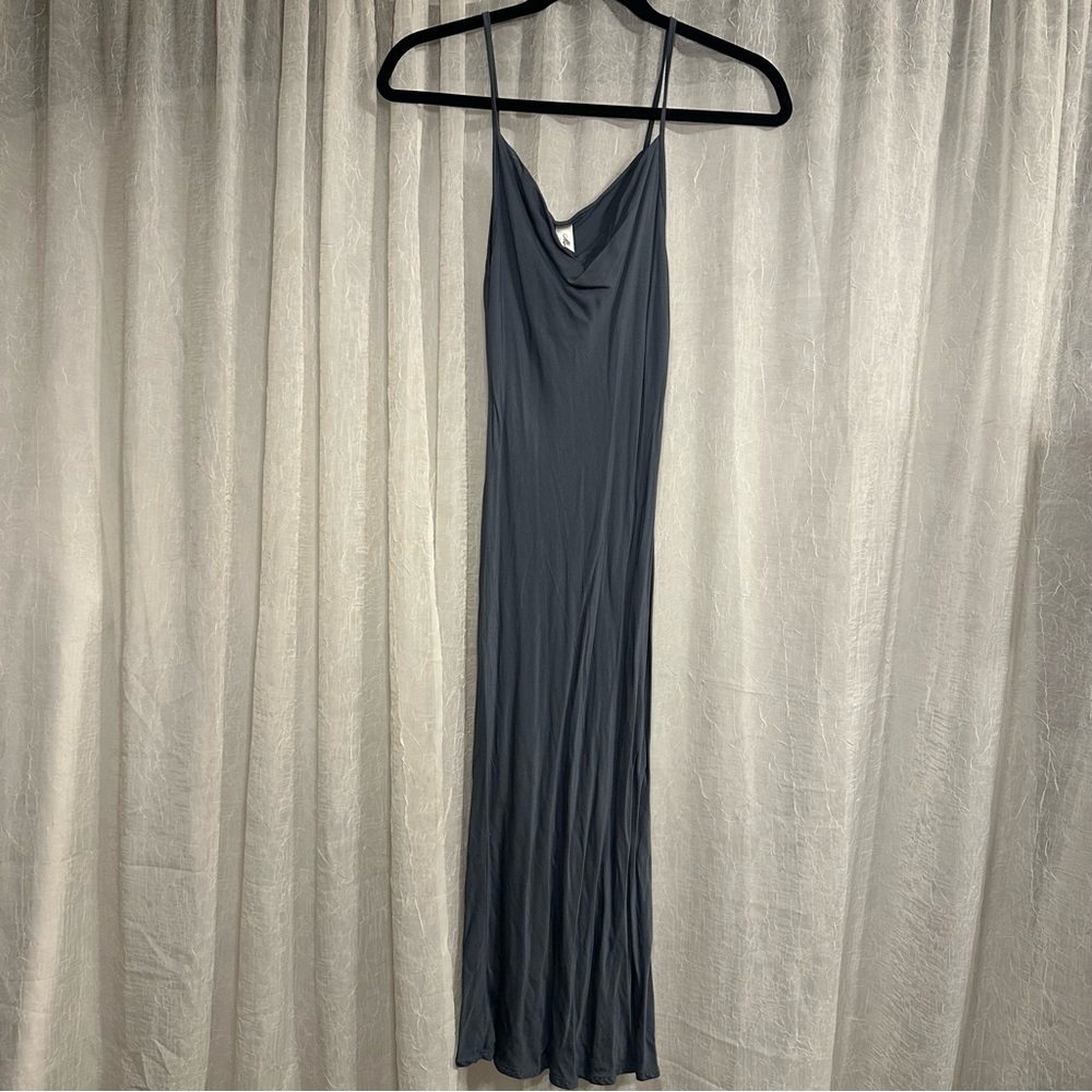 Mahina boutique long blue/grey dress size small